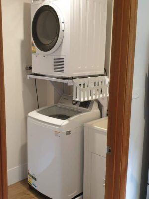 dryer stand installation example